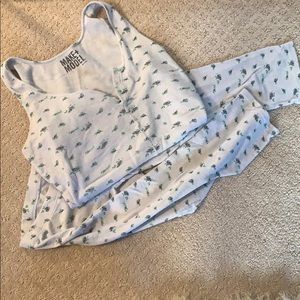 100 % Waffle PJ outfit